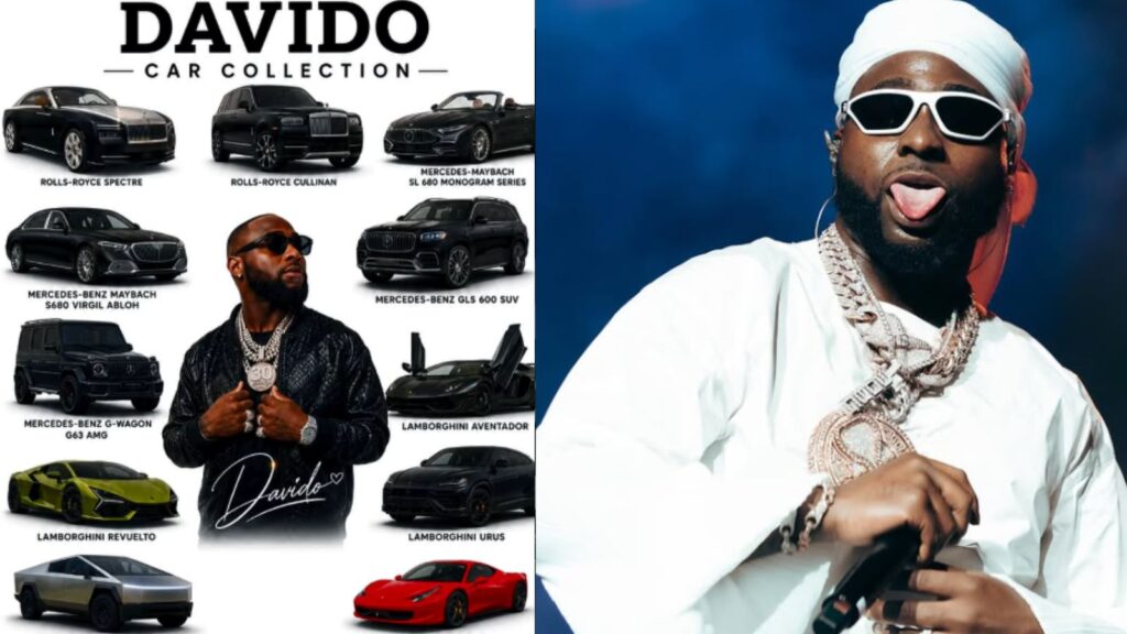 Full List of Davido's Exotic Cars Worth More Than ₦13 Billion