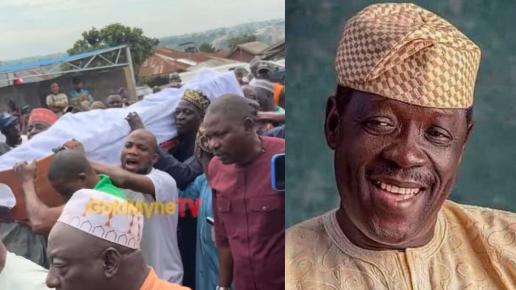 Popular Nollywood actor laid to rest according to Islamic rites (Watch)